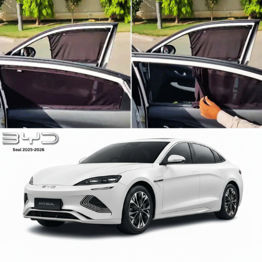 BYD Seal 2024–2025 Railing Curtains Premium Sunshade Window Curtain Set