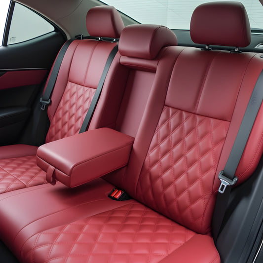 Premium Burgundy Seat Covers – Elegant & Comfortable Car Interior