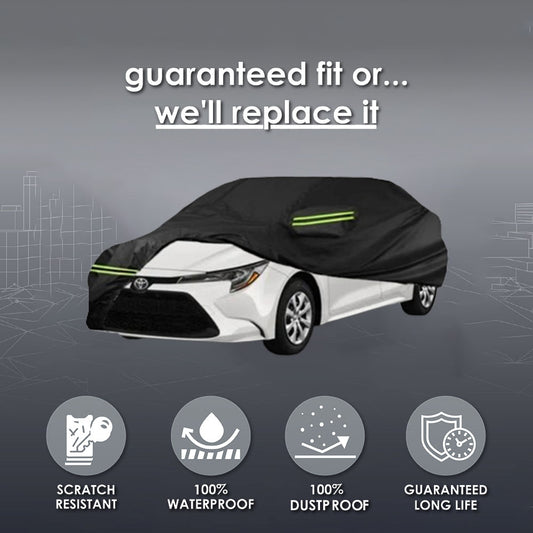 Toyota Corolla Car Top Cover - 100% WaterProof & Dust Proof