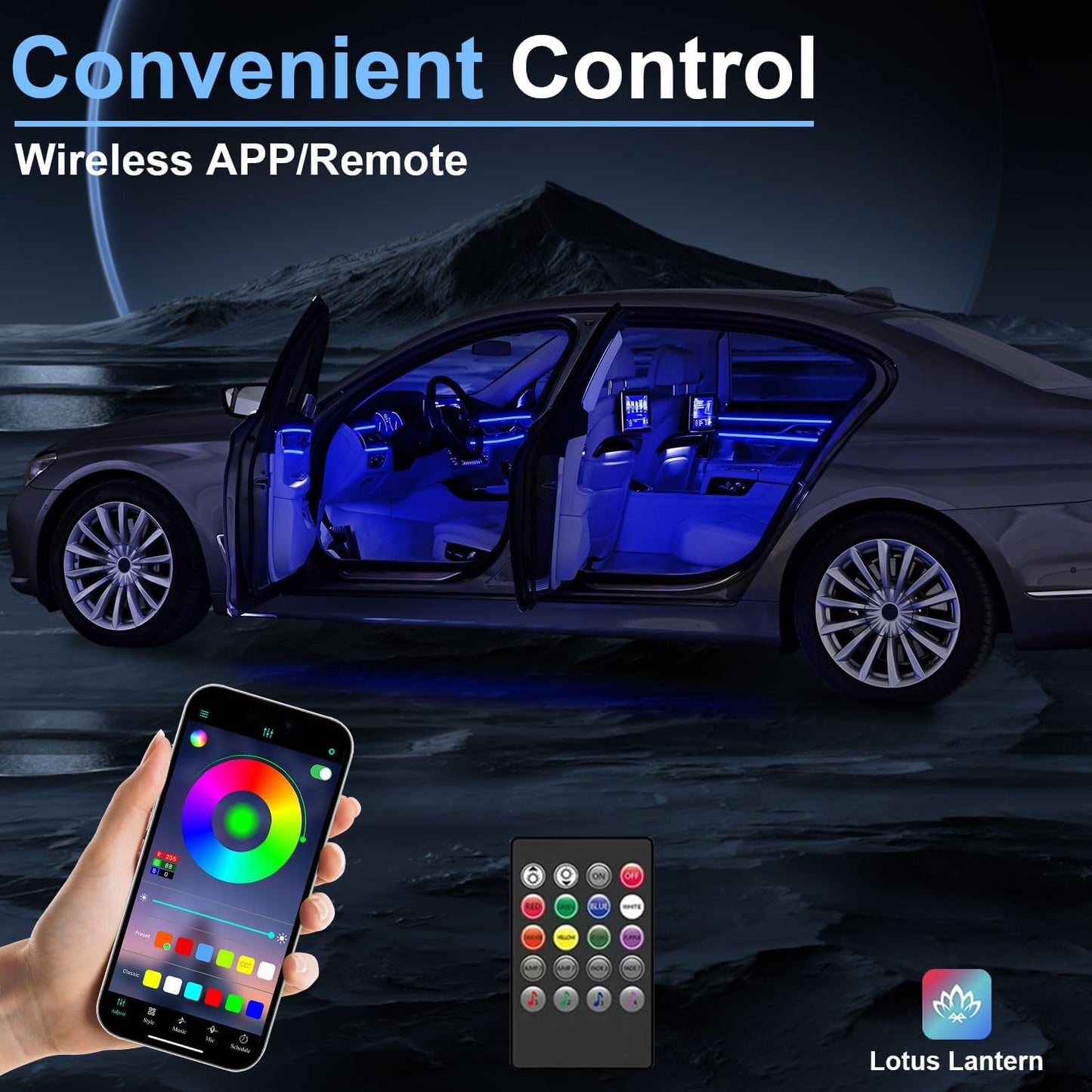 Car Interior Ambient Light – Stylish LED Glow for Vehicles