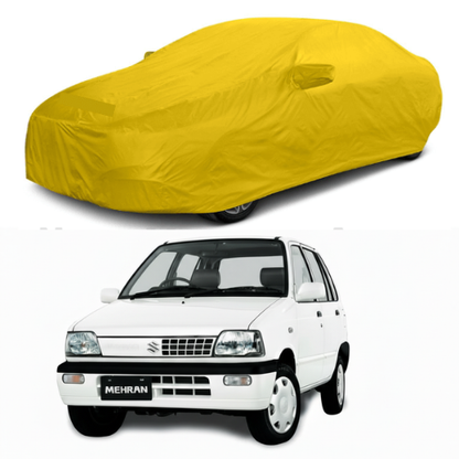 Suzuki Mehran Microfiber Top Cover🚗 – Waterproof 💧, Heat Resistant ☀️ & Heavy Duty Protection 🛡️
