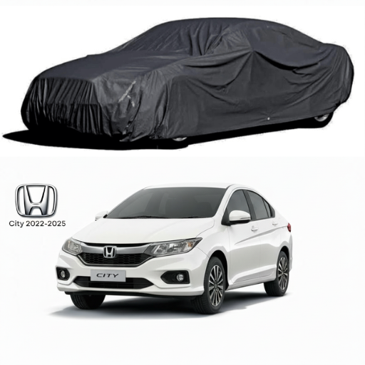 Honda City New Model Microfiber Top Covers 🚗 – Waterproof 💧, Heat Resistant ☀️ & Heavy Duty Protection 🛡️