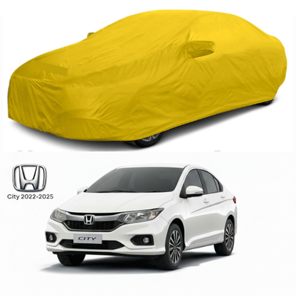 Honda City New Model Microfiber Top Covers 🚗 – Waterproof 💧, Heat Resistant ☀️ & Heavy Duty Protection 🛡️