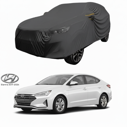 Hyundai Elantra 2017–2026 Microfiber Top Cover 🚗 – Waterproof 💧, Heat Resistant ☀️ & Heavy Duty Protection 🛡️