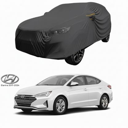Hyundai Elantra 2017–2026 Microfiber Top Cover 🚗 – Waterproof 💧, Heat Resistant ☀️ & Heavy Duty Protection 🛡️