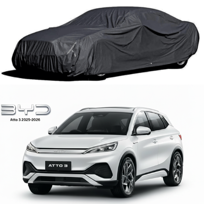 BYD Atto 3 Microfiber Top Cover 🚗 – Waterproof 💧, Heat Resistant ☀️ & Heavy Duty Protection 🛡️