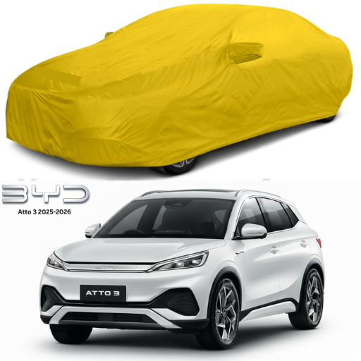 BYD Atto 3 Microfiber Top Cover 🚗 – Waterproof 💧, Heat Resistant ☀️ & Heavy Duty Protection 🛡️