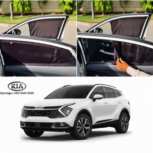 Kia Sportage HEV 2024–2026 Railing Curtains Premium Sunshade Window Curtain Set