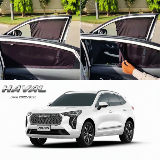 Haval Jolion 2022–2026 Railing Curtains Premium Sunshade Window Curtain Set