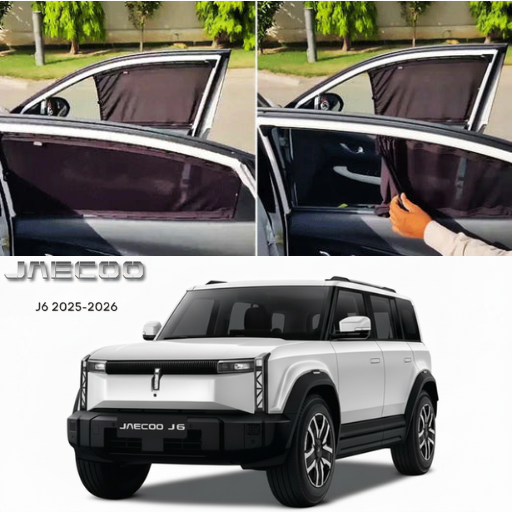 Jaecoo J6 Railing Curtains Premium Sunshade Window Curtain Set