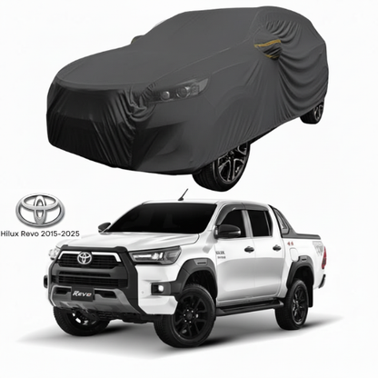 Toyota Hilux Revo 2010–2026 Microfiber Top Cover 🚗 – Waterproof 💧, Heat Resistant ☀️ & Heavy Duty Protection 🛡️