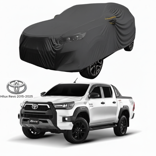 Toyota Hilux Revo 2010–2026 Microfiber Top Cover 🚗 – Waterproof 💧, Heat Resistant ☀️ & Heavy Duty Protection 🛡️