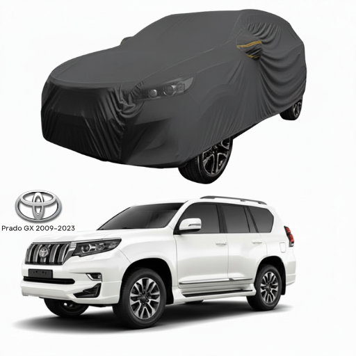 Toyota Prado 2010–2025 Microfiber Top Cover 🚗 – Waterproof 💧, Heat Resistant ☀️ & Heavy Duty Protection 🛡️