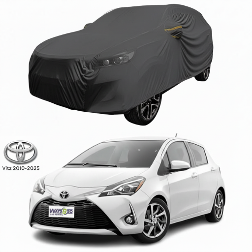 Toyota Vitz All Models Anti Scratch - Water Resistant PVC Coated Top Cover