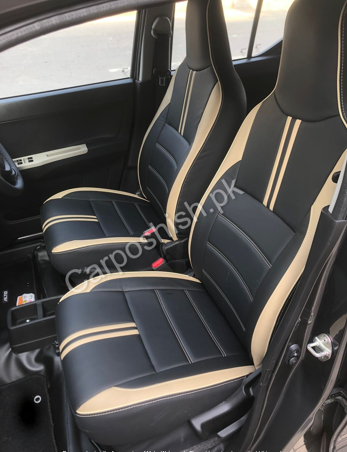 Seat Poshish For New Alto 2019-2026 Beige+Black