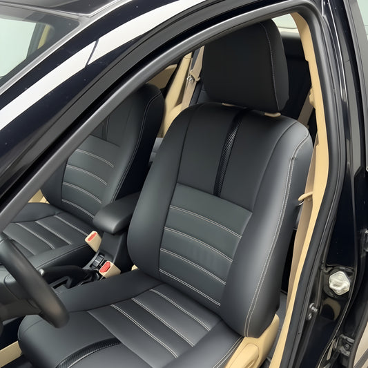 Black Stylish Seat Covers – Elegant Design & Long-Lasting Fit
