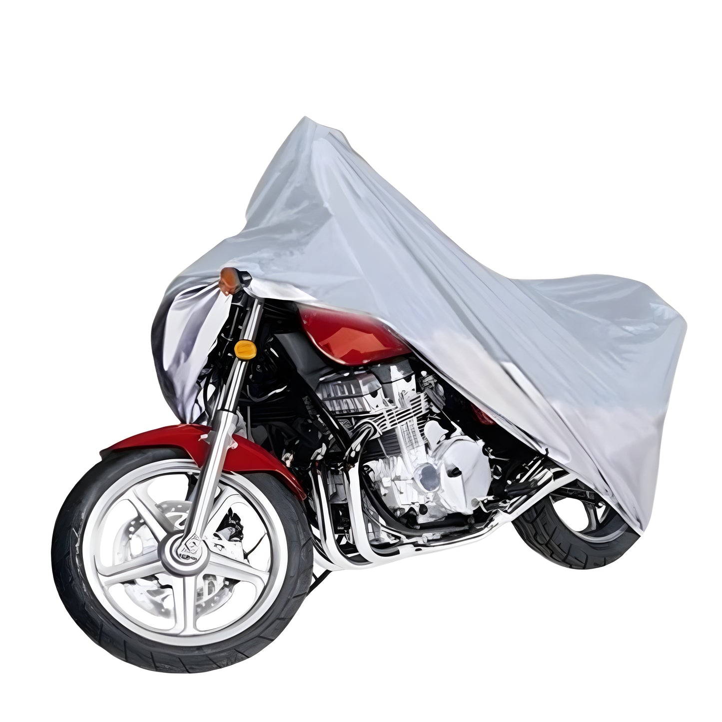 Waterproof Motorcycle Top Cover 🏍️ Heavy Duty Bike Cover for Rain, Dust & Sun Protection ☀️🌧️ Universal Fit Outdoor Motorbike Cover