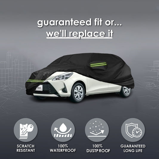 Toyota Vitz Car Top Cover - 100% WaterProof & Dust Proof