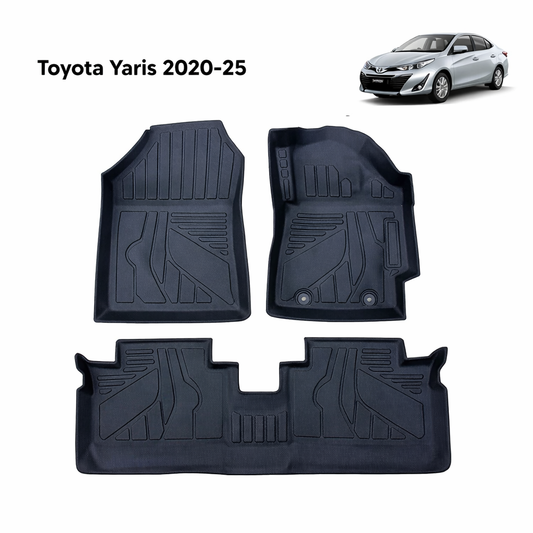 Toyota Yaris 2020-25 TPE Floor Mats -Premium Quality