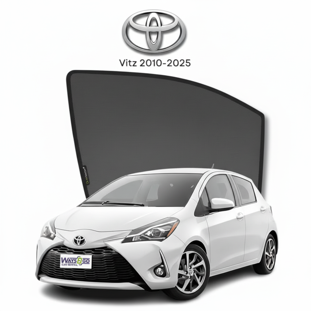 Toyota Vitz Sun Shades 2010–2026 | Premium UV & Heat Protection