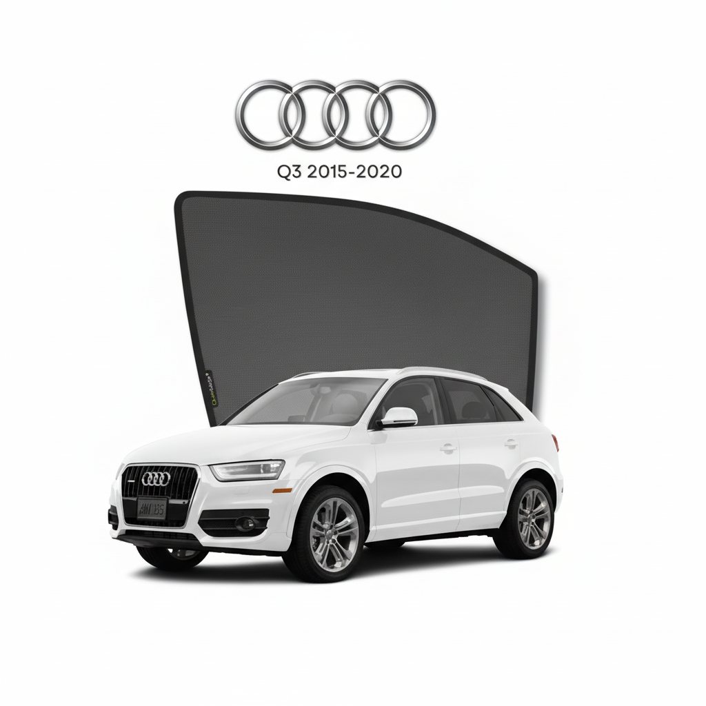 Audi Q3 2015–2023 Sunshades Premium UV & Heat Protection