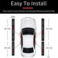 Textured Carbon Fiber Car Door Sill Protector