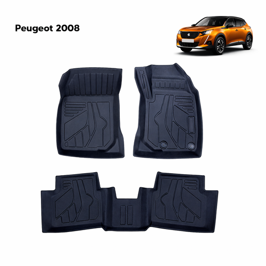 Peugeot 2008 TPE Floor Mats-Premium Quality
