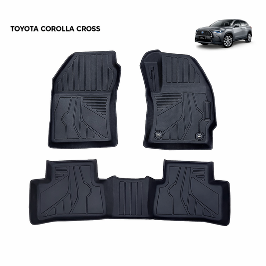 Toyota Corolla Cross 2022-2025 TPE Floor Mats-Premium Quality