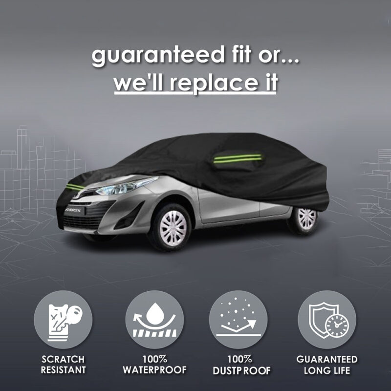 Toyota Yaris-car-top-cover-waterproof-dustproof